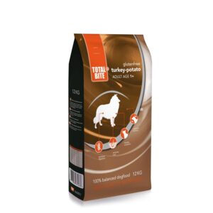 Total Bite gluteenivaba täissööt kalkuniliha ja kartuliga koertele 3kg