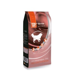 Total Bite gluteenivaba täissööt kala ja riisiga koertele 12kg