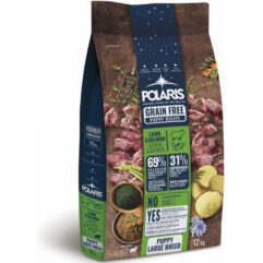 Polaris teraviljavaba täissööt lõhe ja lambalihaga suurt tõugu kutsikatele 2,5kg