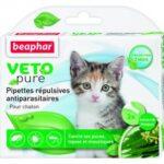 Beaphar Veto Spot-On välisparasiitide peletustilgad kassipoegadele 3x0,4ml