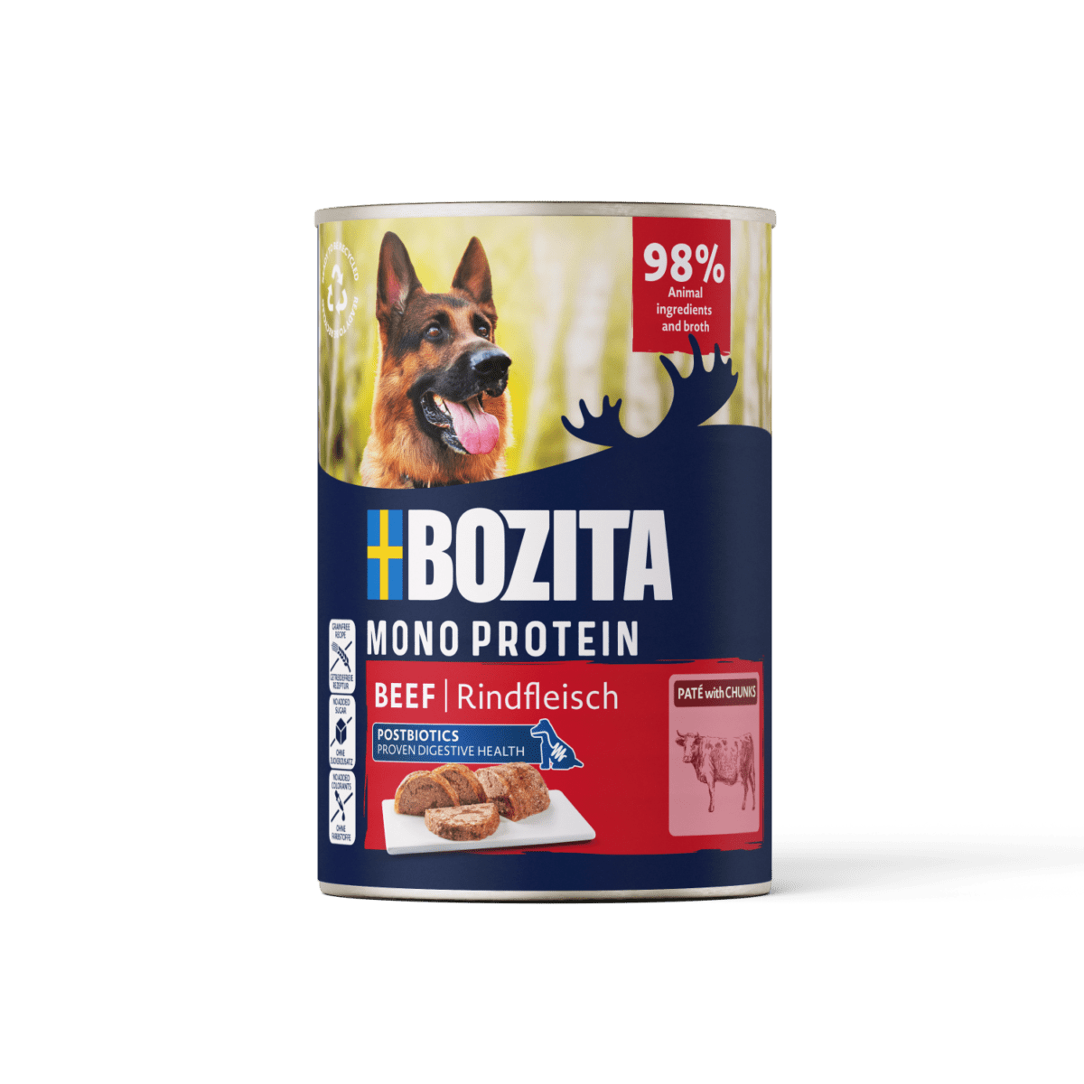 Bozita Monoprotein veiselihaga pasteet koertele 6x400g - Image 1