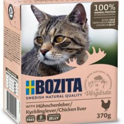 Bozita konserv kastmes kana ja maksaga kassidele 16x370g