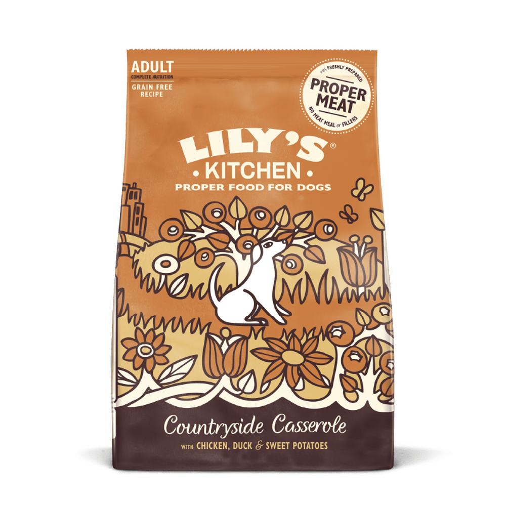 Lily's Kitchen teraviljavaba täissööt koertele kanaliha, pardilihaga ja köögiviljadega