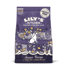 Lily's Kitchen gluteenivaba täissööt eakatele 8+ koertele lõhe, forelli, kalkuniliha ja köögiviljadega