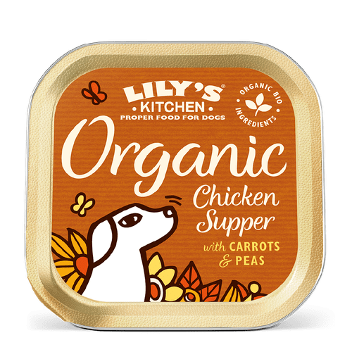 Lily's Kitchen konserv koertele orgaanilise kanailiha ja köögiviljadega 150g