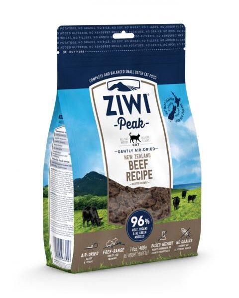 Ziwi Peak õhu käes kuivatatud kassitoit veiselihaga