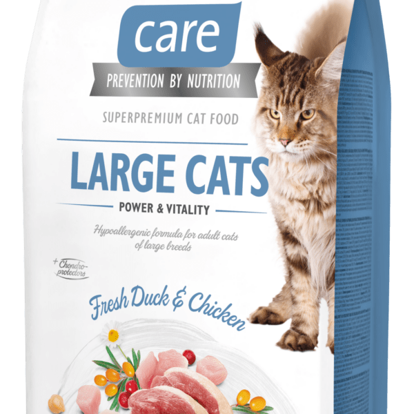 Brit Care teraviljavaba täistoit suurt tõugu kassidele pardi- ja kanalihaga 7kg