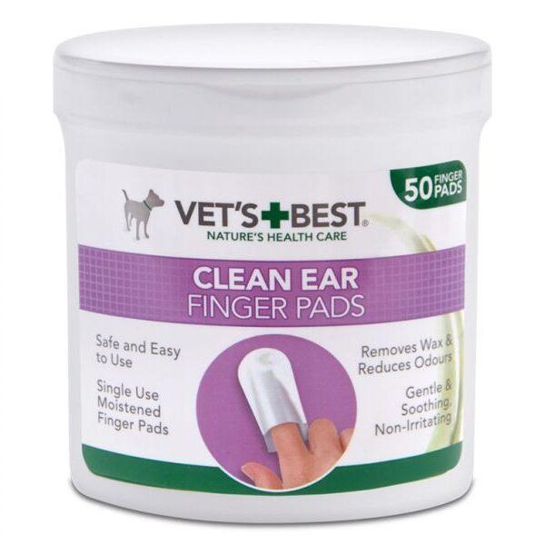 Vet's Best kõrvapuhastuslapid koertele ja kassidele 50tk