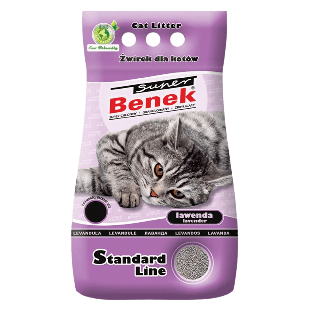 Super Benek Compact lavendli lõhnaga savist kassiliiv 10L