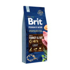 Brit Premium täissööt ülekaalulistele koertele kalkuniliha ja kaeraga 3kg