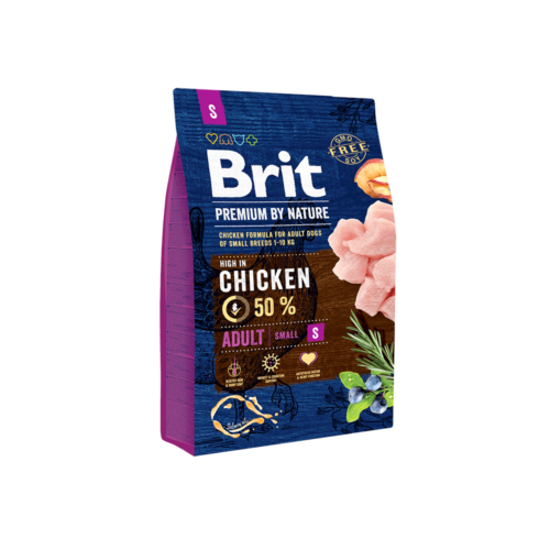 Brit Premium täissööt väikest tõugu koertele kanalihaga 3kg