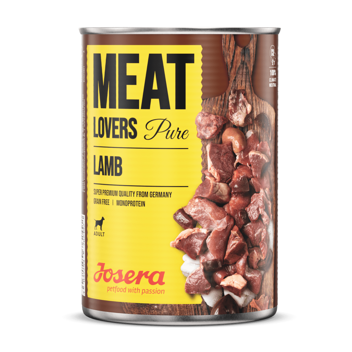 Josera Meat Lover konserv lambalihaga koertele 6x400g