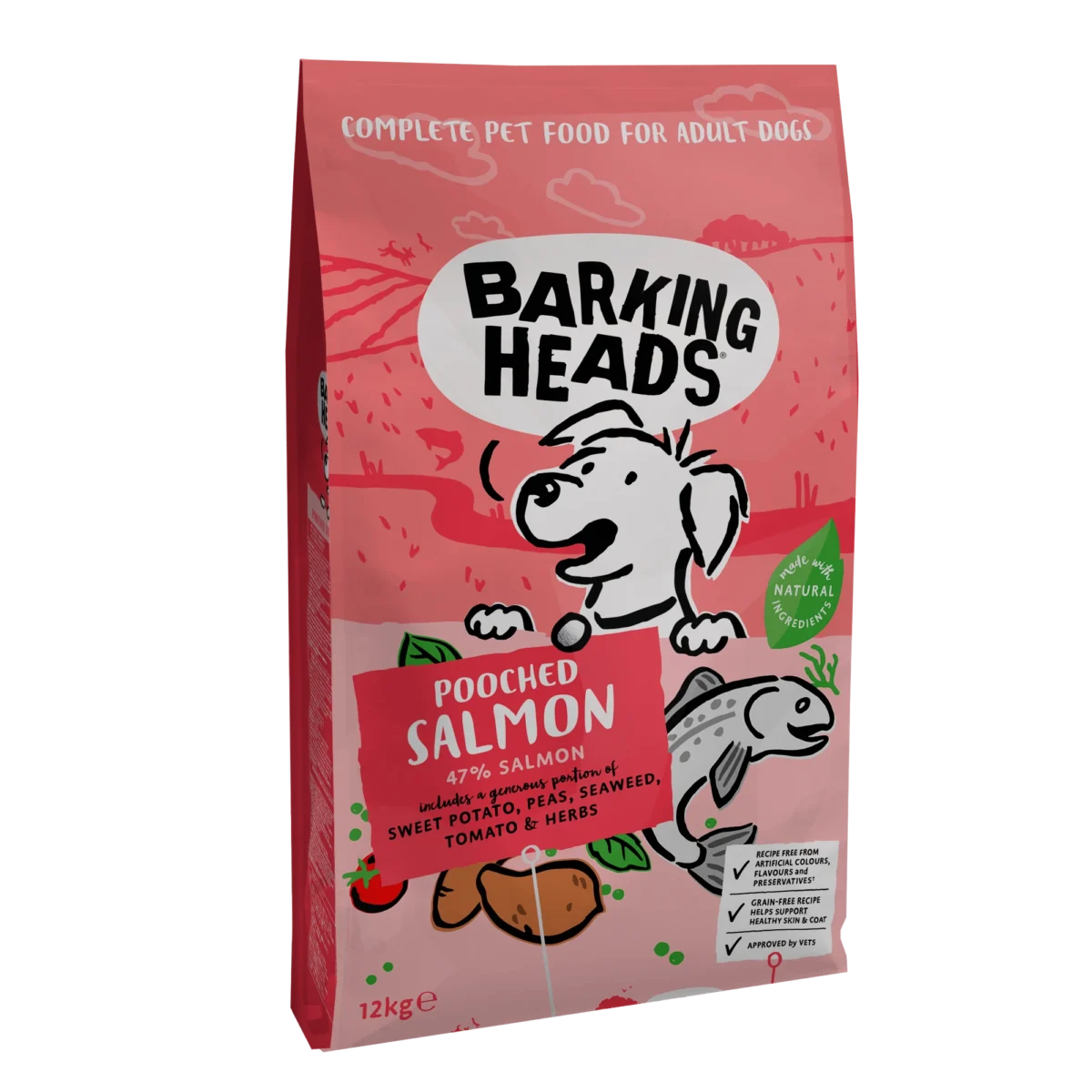 Barking Heads koera täissööt lõhega 12kg