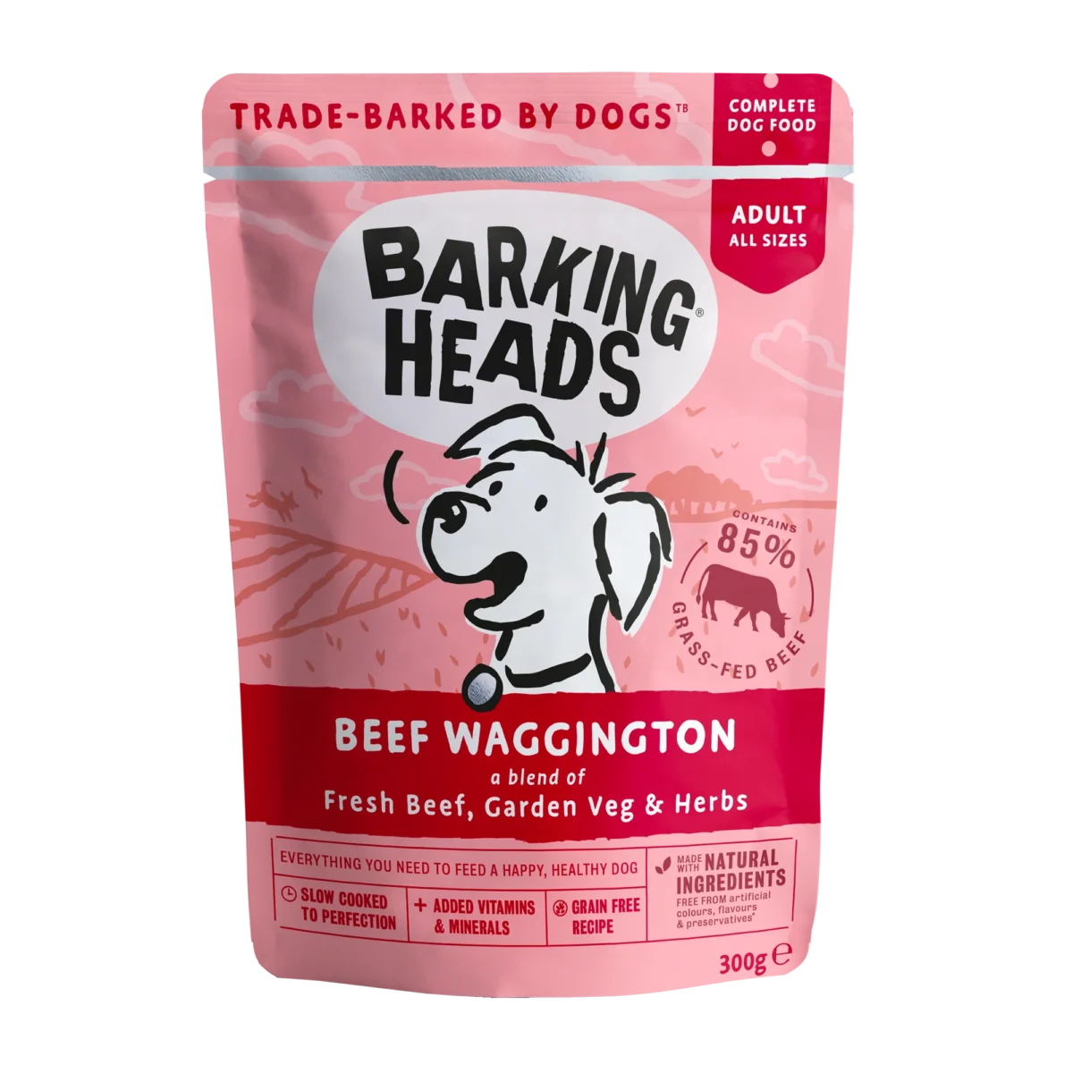 Barking Heads koera einekotike beef waggington 5x300g