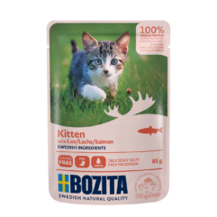 Bozita kassipoja einekotike lõhega kastmes 12x85g