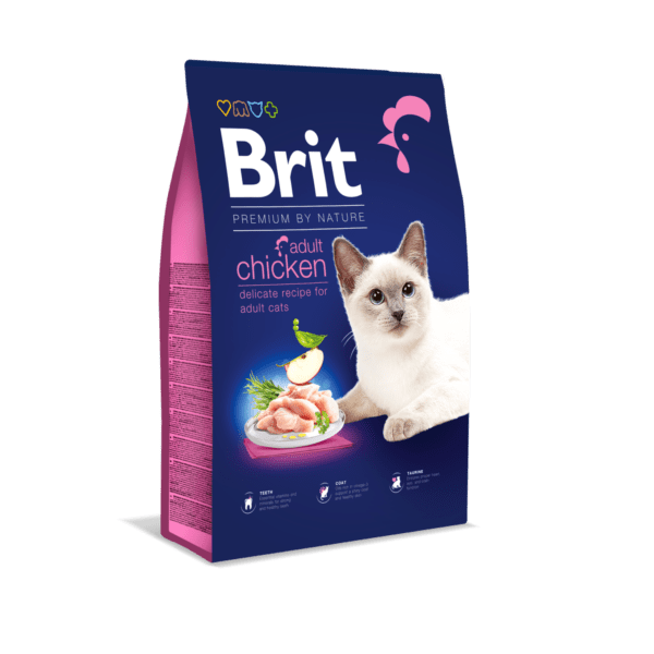 Brit Premium täistoit kassidele kanalihaga 8kg