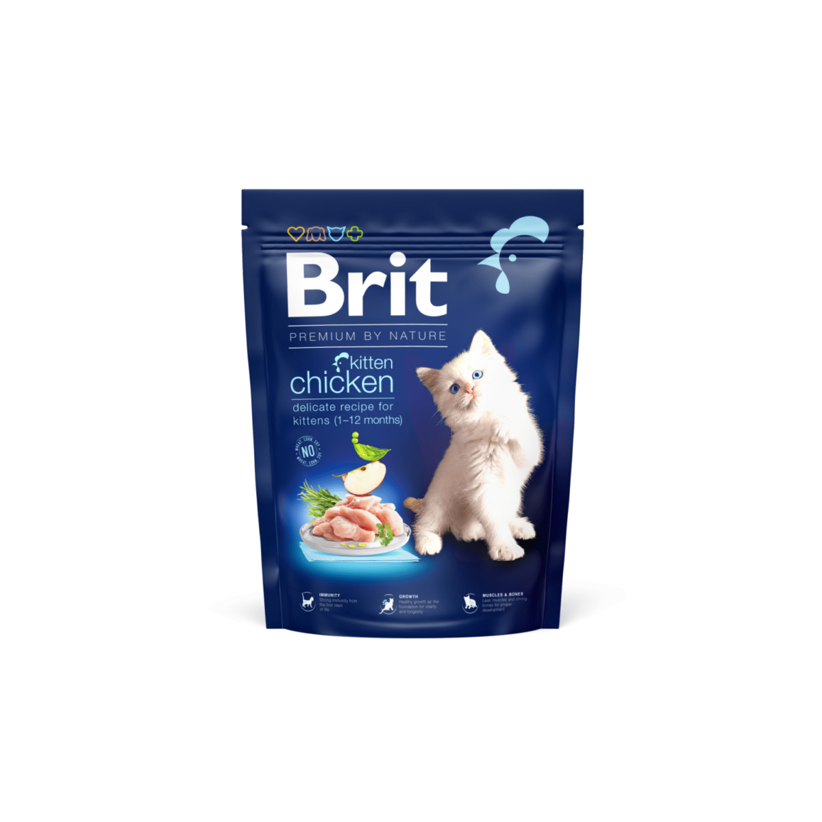 Brit Premium täistoit kassipoegadele kanalihaga 300g