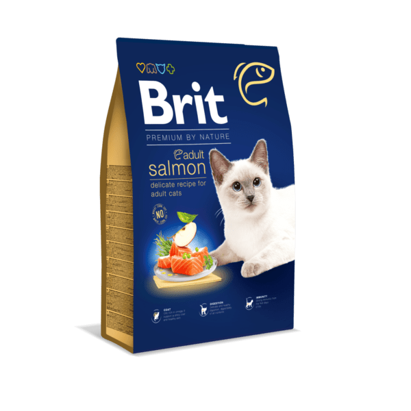 Brit Premium täistoit kassidele lõhega 8kg