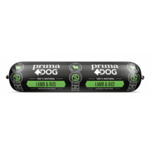 PrimaDog lambaliha-riisi vorst koertele