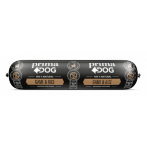 PrimaDog ulukiliha-riisi vorst koertele