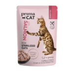 PrimaCat einekotike lõhega kastmes steriliseeritud kassidele 28x85g