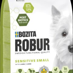 Bozita Robur Adult Small Breed Grain Free Sensitive lambalihast koerasööt 3kg