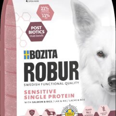 Bozita Robur Adult Sensitive Single Protein lõhega koerasööt 3kg